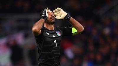 Tearful Gianluigi Buffon announces international retirement