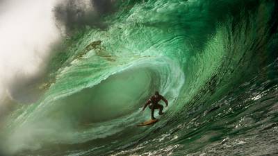Stunning image of surfer in Co Sligo up for major award