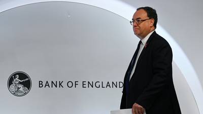 Sterling tumbles after Bank of England holds rates