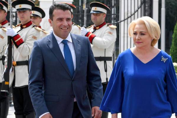 Macedonian voters urged to accept name deal with Greece
