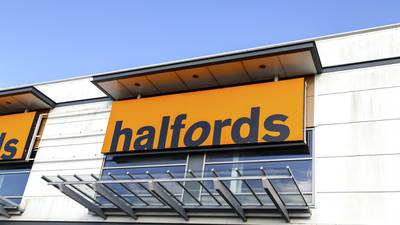 Halfords blames British politics for profit-damaging sales slip