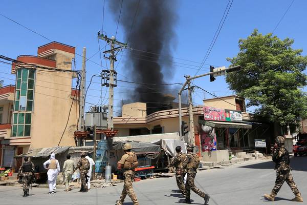 Suspected Isis attack on government buildings in Afghanistan