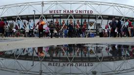 West Ham clearly losing track at the London Stadium