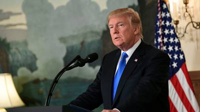 Trump takes first step to revoking Iran agreement