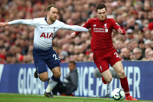 Andy Robertson says win over Spurs showed Liverpool’s desire