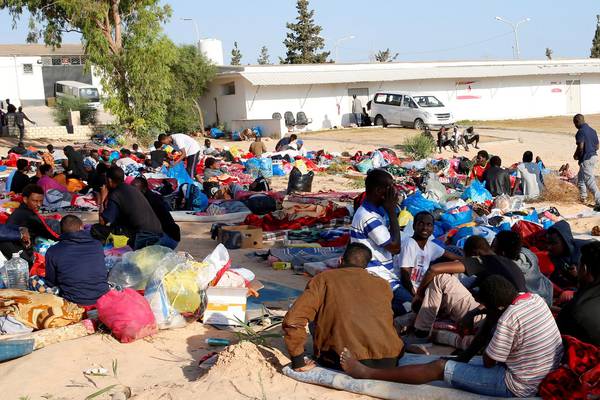 Refugees defiant in face of UN order to return to Tripoli