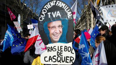 ‘French-style Tea Party’ takes to streets