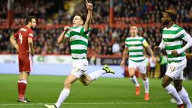 Celtic ease to three points in top of table clash with Aberdeen