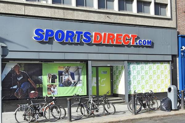 Sports Direct suffers €19.5m loss in Irish business
