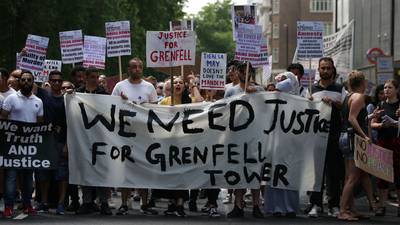 First Grenfell Tower fire funeral takes place in London