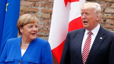 Trump in new attack on German trade tactics and defence spend