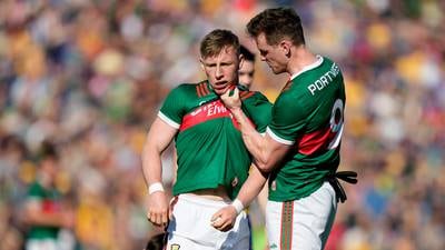 Aidan O’Shea’s early goal helps Mayo book Connacht final date with Galway 