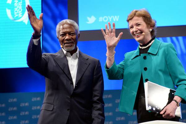 Tributes paid to Kofi Annan as ‘dear friend of Ireland’