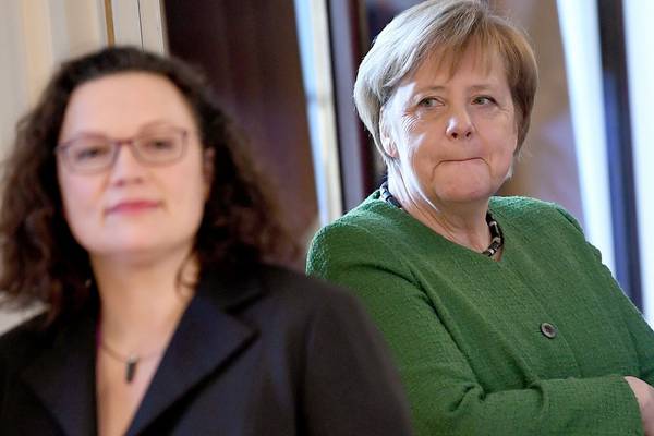Merkel’s coalition scrambles to survive after SPD leader steps down