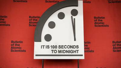 Doomsday Clock remains at 100 seconds to midnight as world faces ‘dangerous moment’