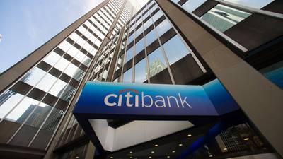 Pretax profit falls 64% to $475.6m at Dublin-based unit of Citibank