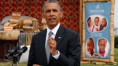 Obama says US has ‘moral imperative’ to help feed Africa