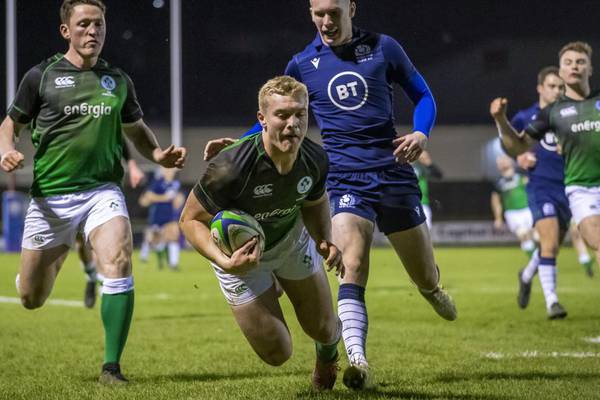 Ireland Club XV move into strong first leg lead over Scotland