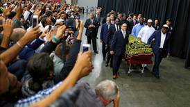 Thousands mourn Muhammad Ali at hometown service