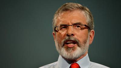 Adams says Government 'too passive’ on peace process
