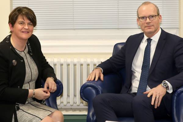 Coveney and DUP hold ‘frank discussion’ on Brexit backstop