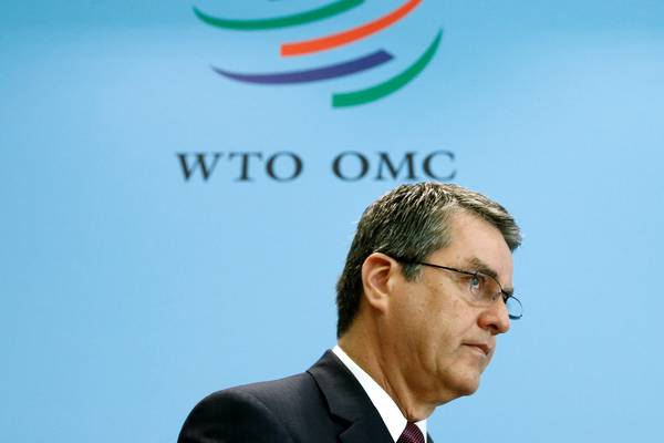 WTO sees world trade growing by 2.4% in 2017