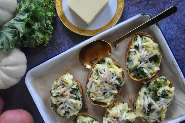 Colcannon potatoes: So good we baked them twice