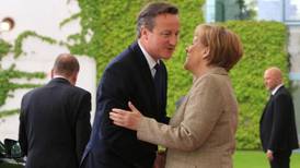 Claims Cameron delayed emission limits on Merkel request