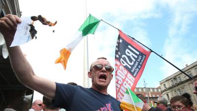 Thousands march in anti-water charges protest in Dublin