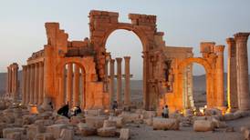 Islamic State militants blow up ancient Palmyra arch