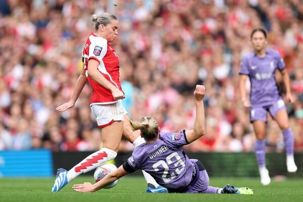 Big week for Katie McCabe ends on a sour note as Liverpool shock Arsenal