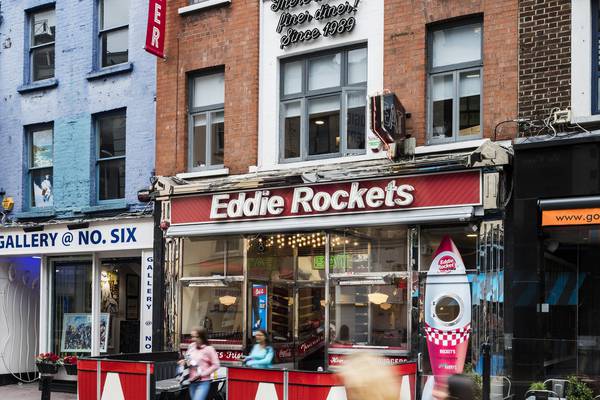 Eddie Rockets outlet on Dublin’s South Anne St for €4.685m