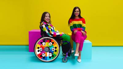 Disney x Izzy: Irish sisters team up with film studio to design wheelchair wheel covers