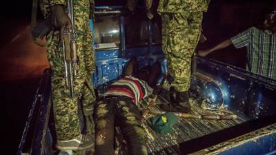 ‘No beating!’ On patrol with the Ugandan military enforcing curfew