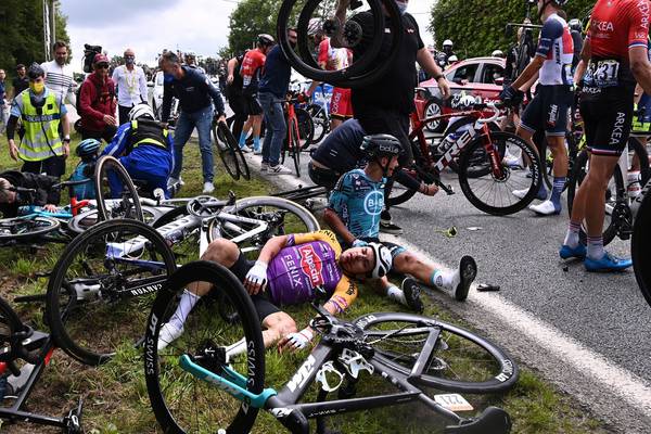 Spectator who caused Tour de France pile-up tells court she made a mistake