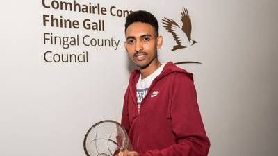 Eritrean student honoured for all-Ireland cross-country win