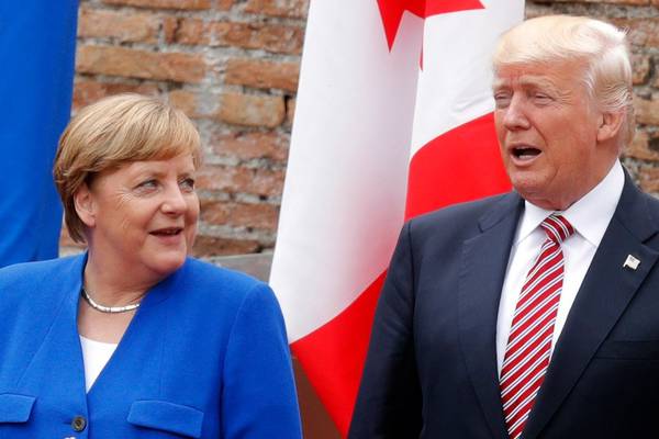 Trump in new attack on German trade tactics and defence spend