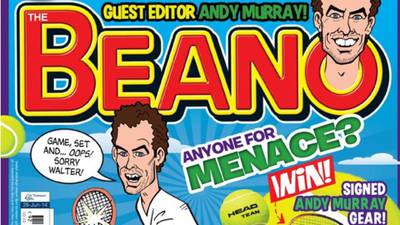 Wimbledon champ Andy Murray guest-edits Beano comic