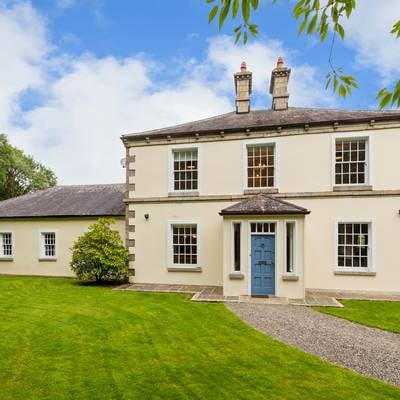 Period farmhouse in Wicklow woodlands with garden room, tennis court and nature all around, for €1.175m