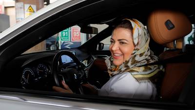 Saudi women take to roads as driving ban lifted