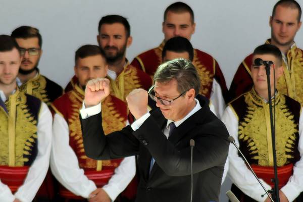 Serbian leader sees no end in sight to Kosovo stand-off
