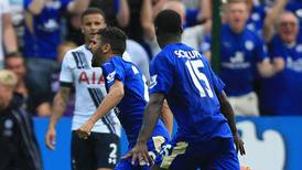 Riyad Mahrez earns share of the spoils for Leicester against Tottenham