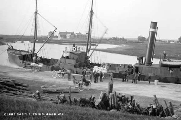 When the RIC opened fire on a crowd in Ennis during the Clare grain riots