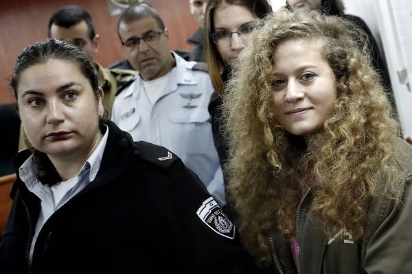 Trial of Palestinian girl who slapped Israeli soldiers begins