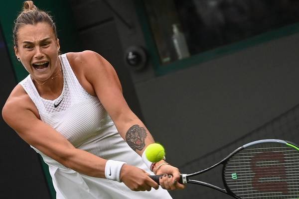 Nervous Sabalenka clears her first hurdle with aplomb
