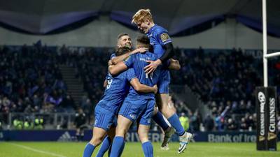 Gifts galore as Leinster go past 50 points again in 14-try bonanza with Ulster