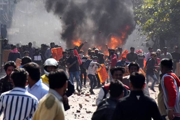 Thirteen killed, 150 injured in riots in Indian capital Delhi