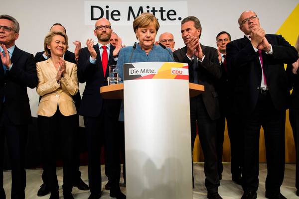 Merkel headed for fourth term with her worst result yet