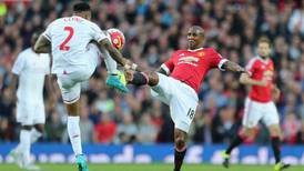 Ashley Young ready to play centre forward for Manchester United