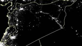 Syria’s descent into darkness illustrated by satellite images